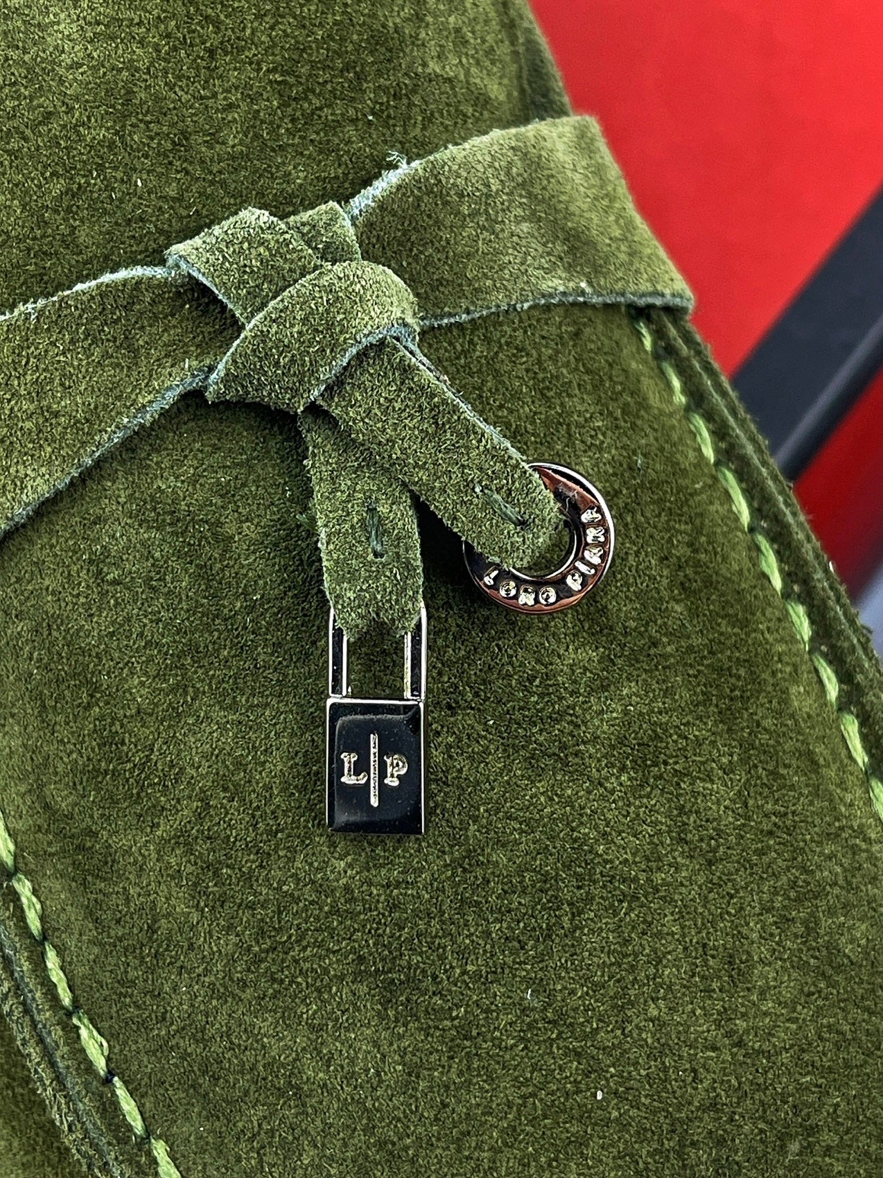 Loro Piana bleumarin-verde