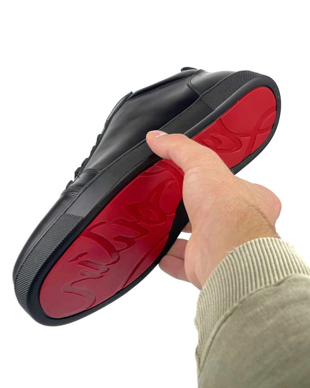 Louboutin Piele Neagră
