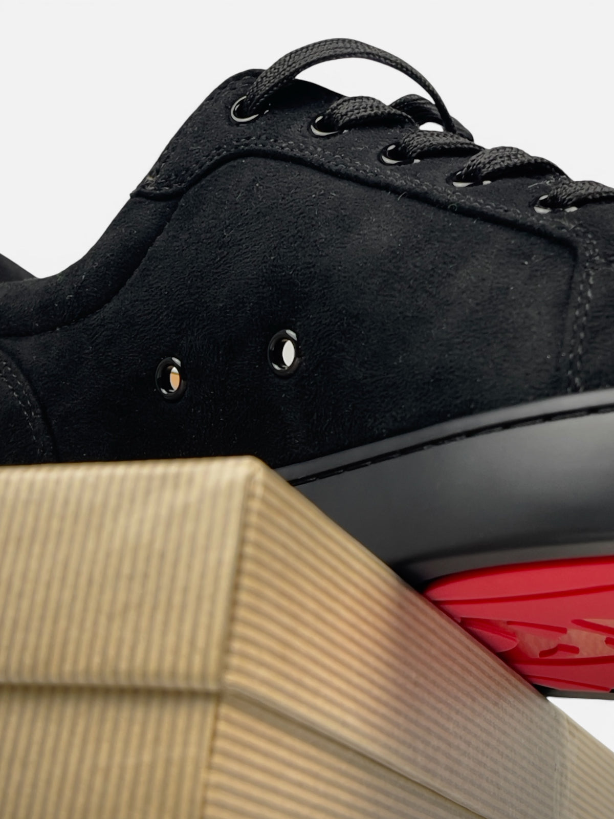 Louboutin Velur Negru