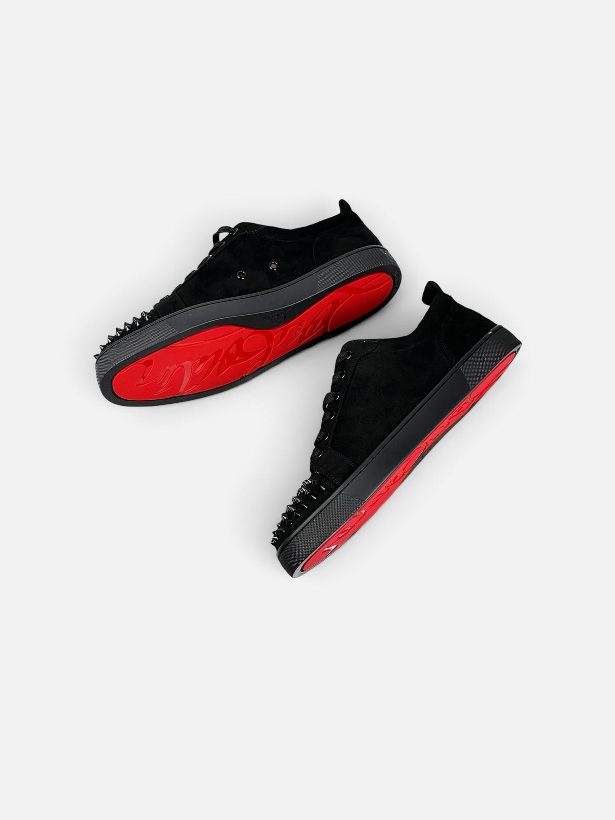 Louboutin Velur Negru