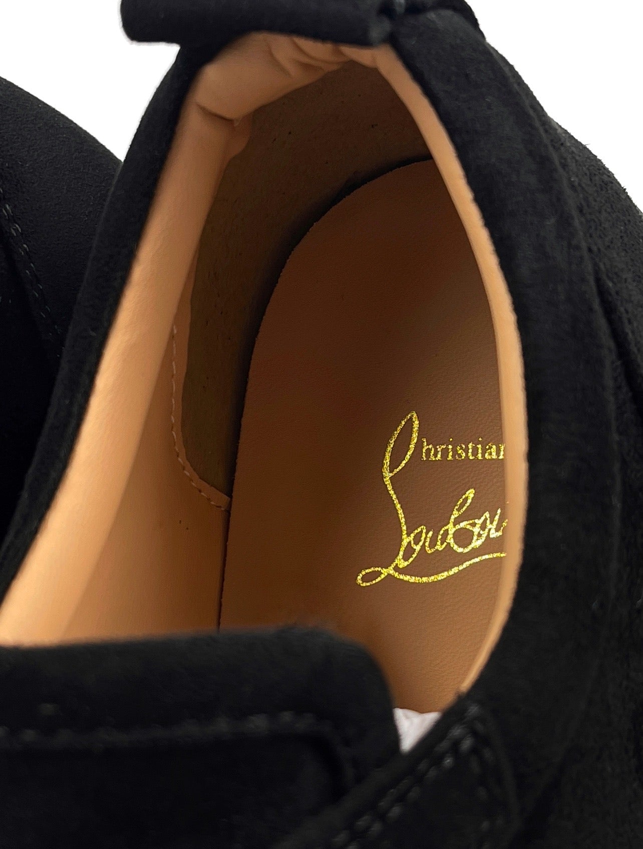 Louboutin Velur Negru