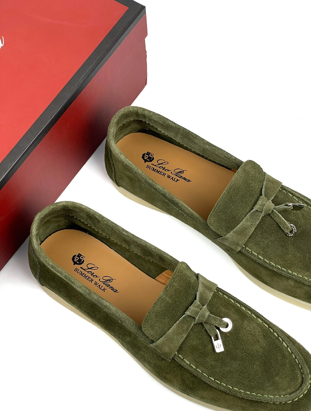 Loro Piana bleumarin-verde