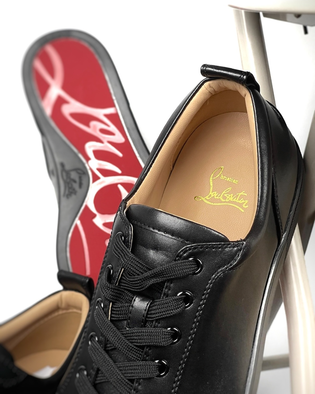 Louboutin Piele Neagră