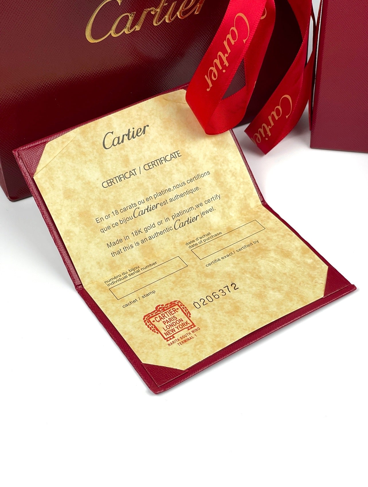 Cartier Love - Aur Subțire