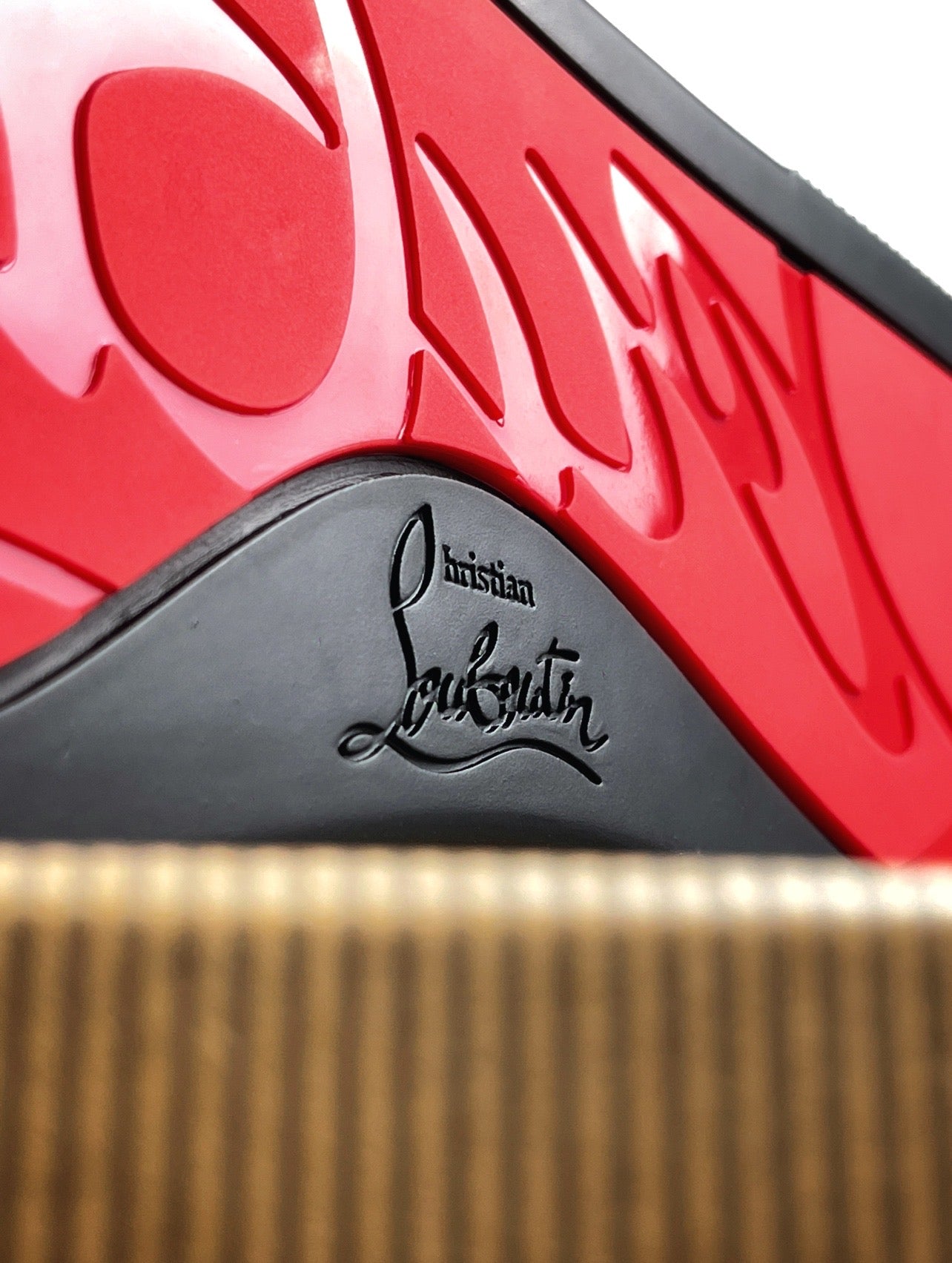 Louboutin Velur Negru