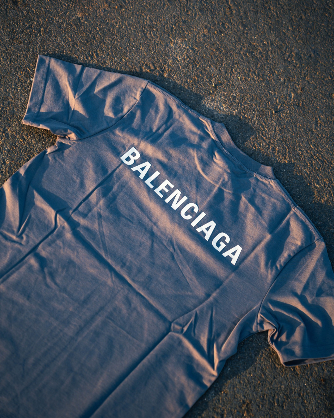 BALENCIAGA T-SHIRT GREY DRIPLOCKER.BG