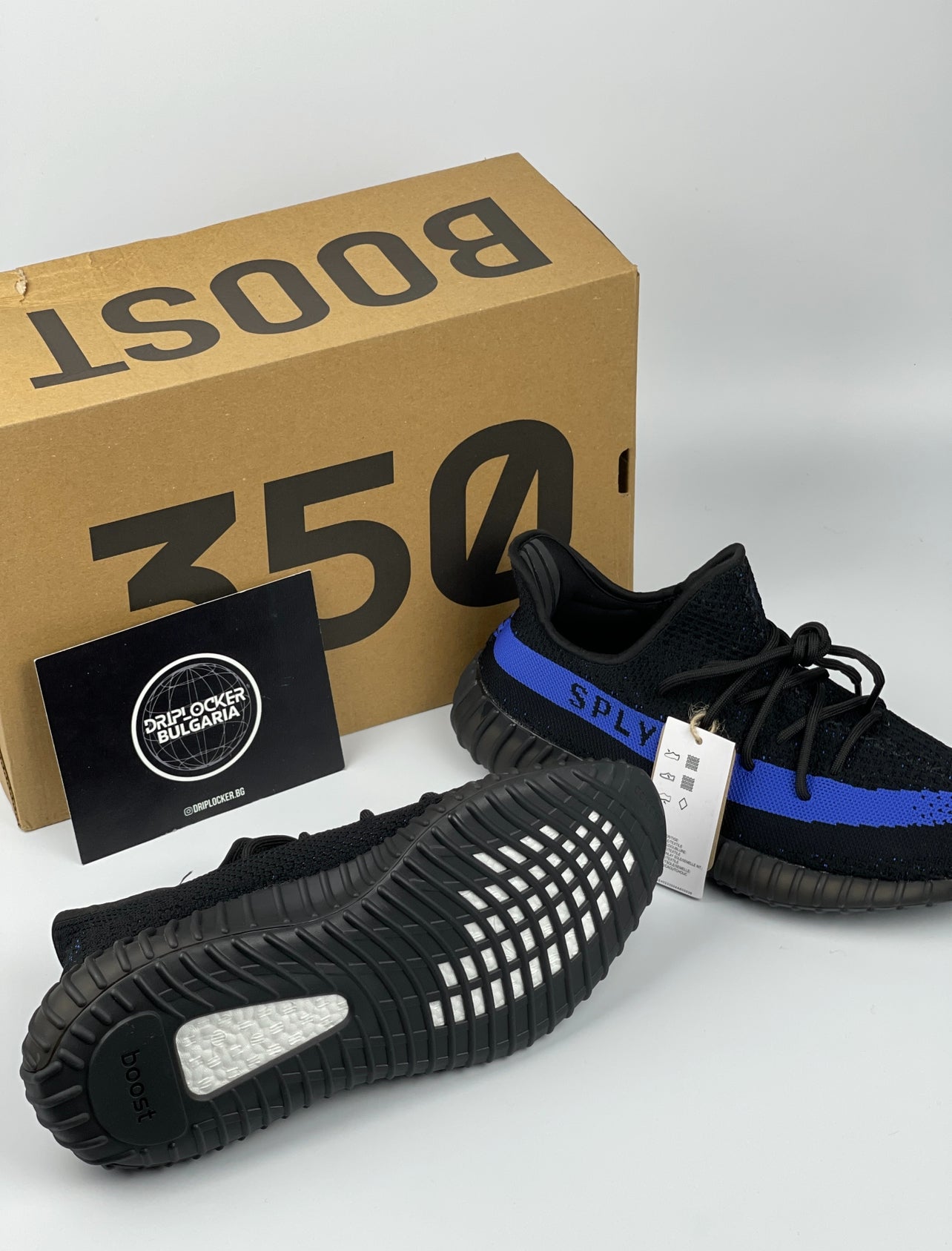 YEEZY 350 V2 DAZZLING BLUE DRIPLOCKER.BG