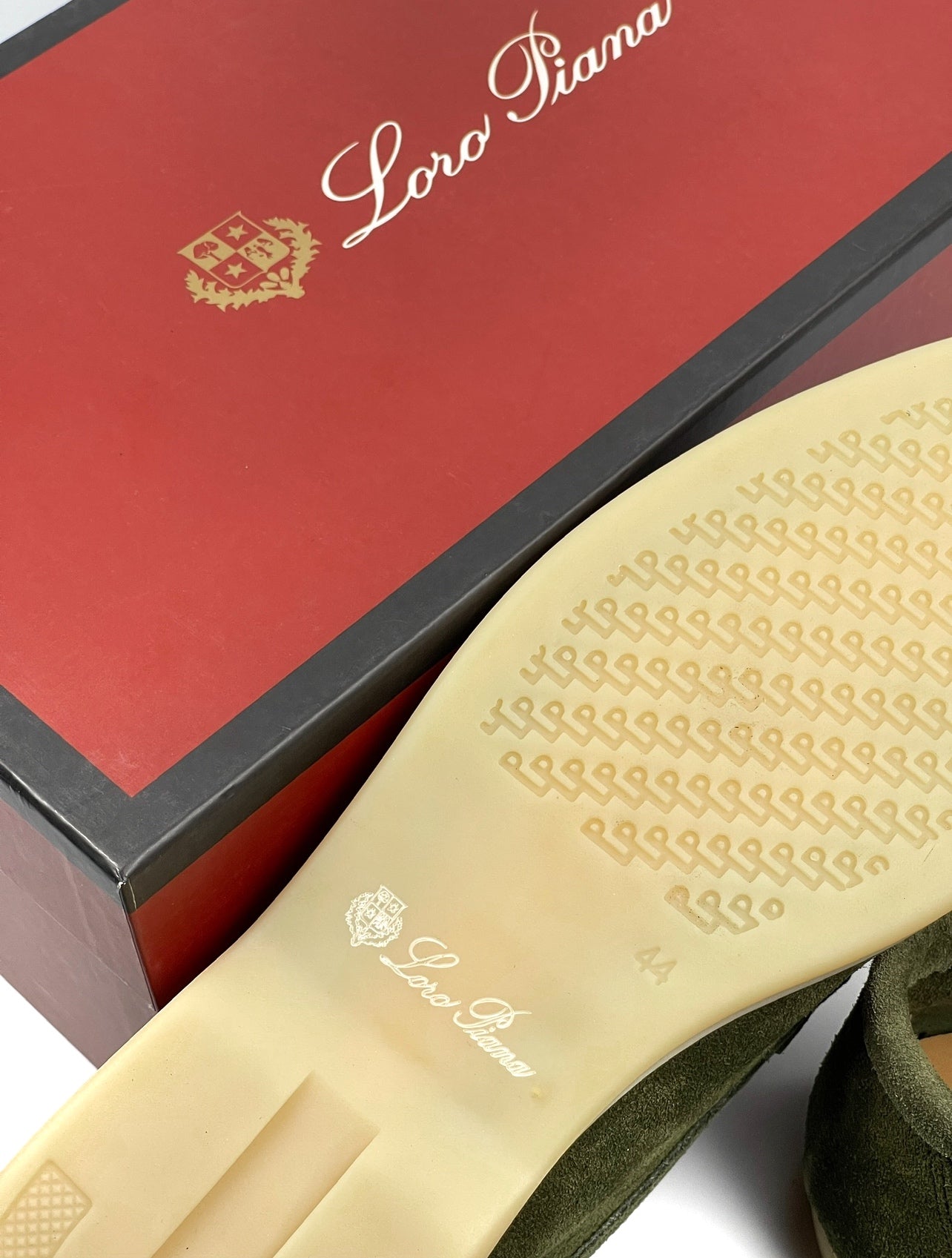 Loro Piana bleumarin-verde