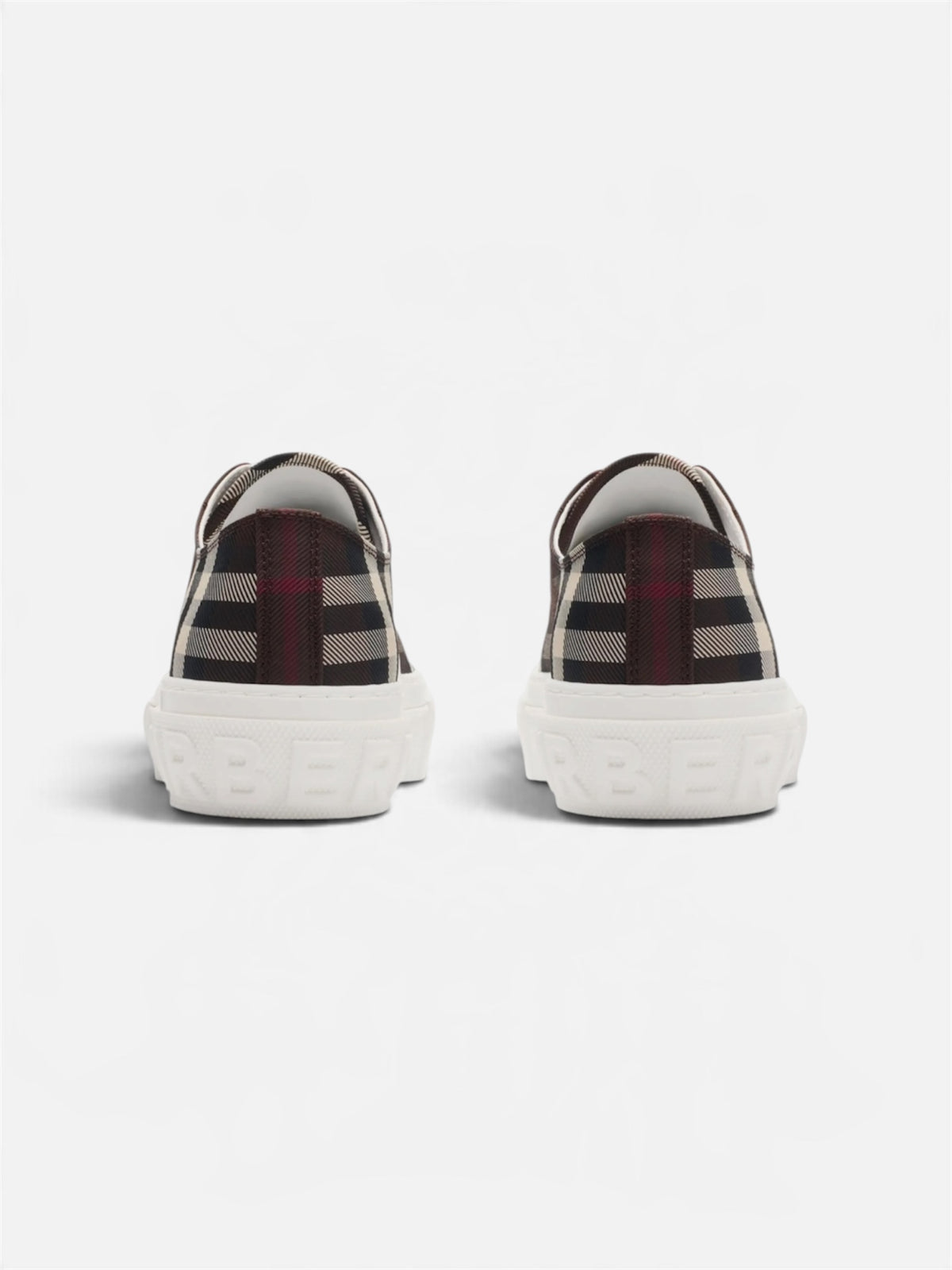 Check-Pattern Sneaker