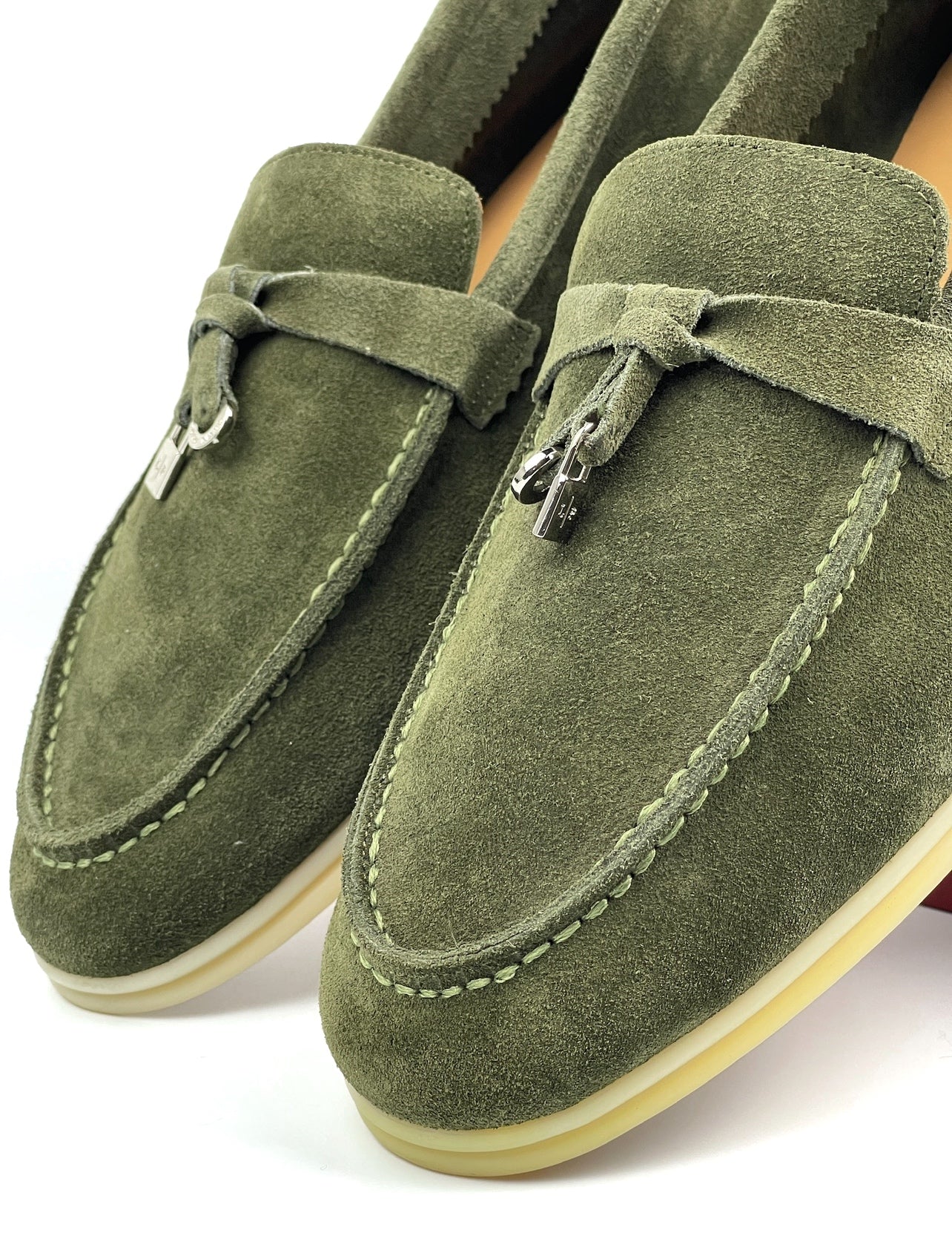 Loro Piana bleumarin-verde