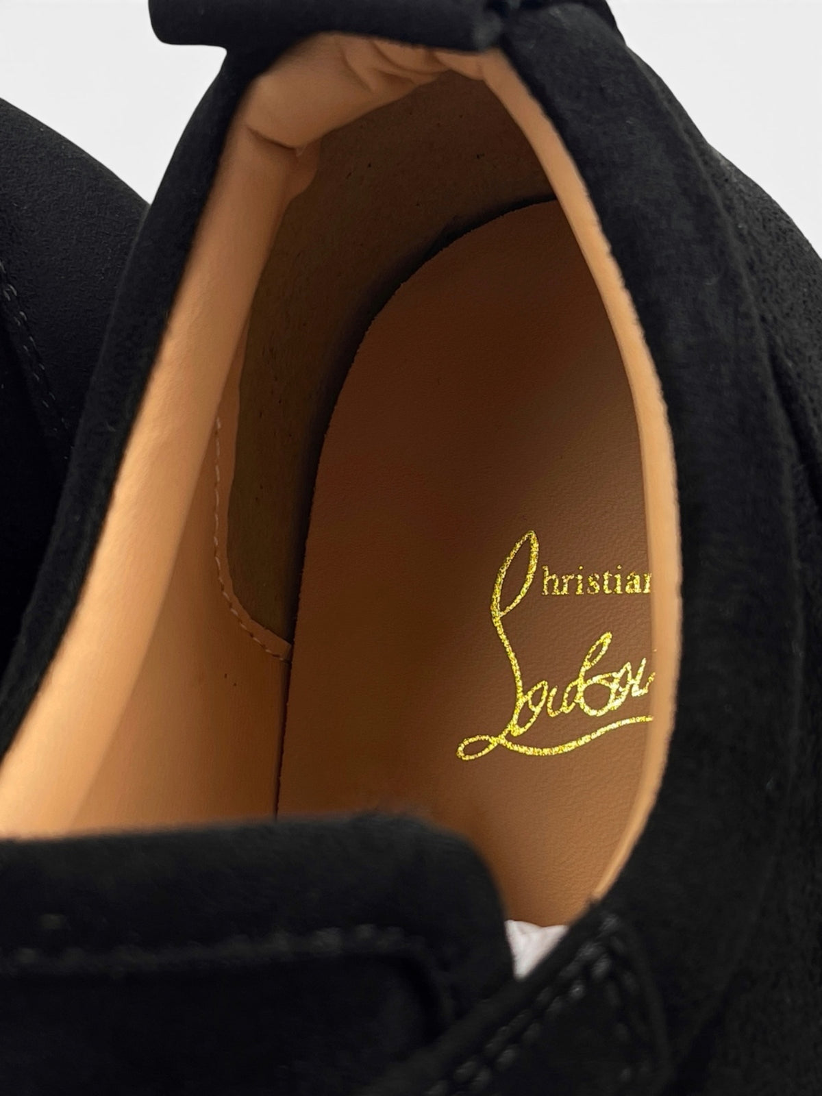 Louboutin Velur Negru