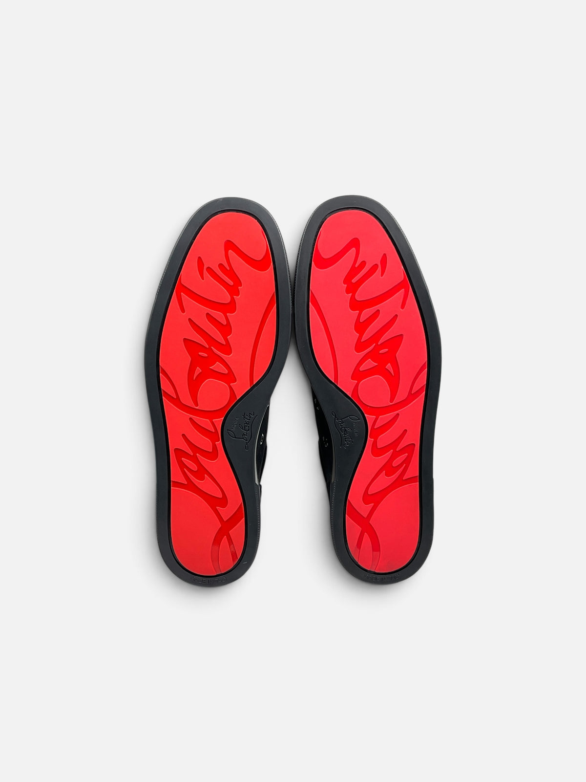 Louboutin Velur Negru