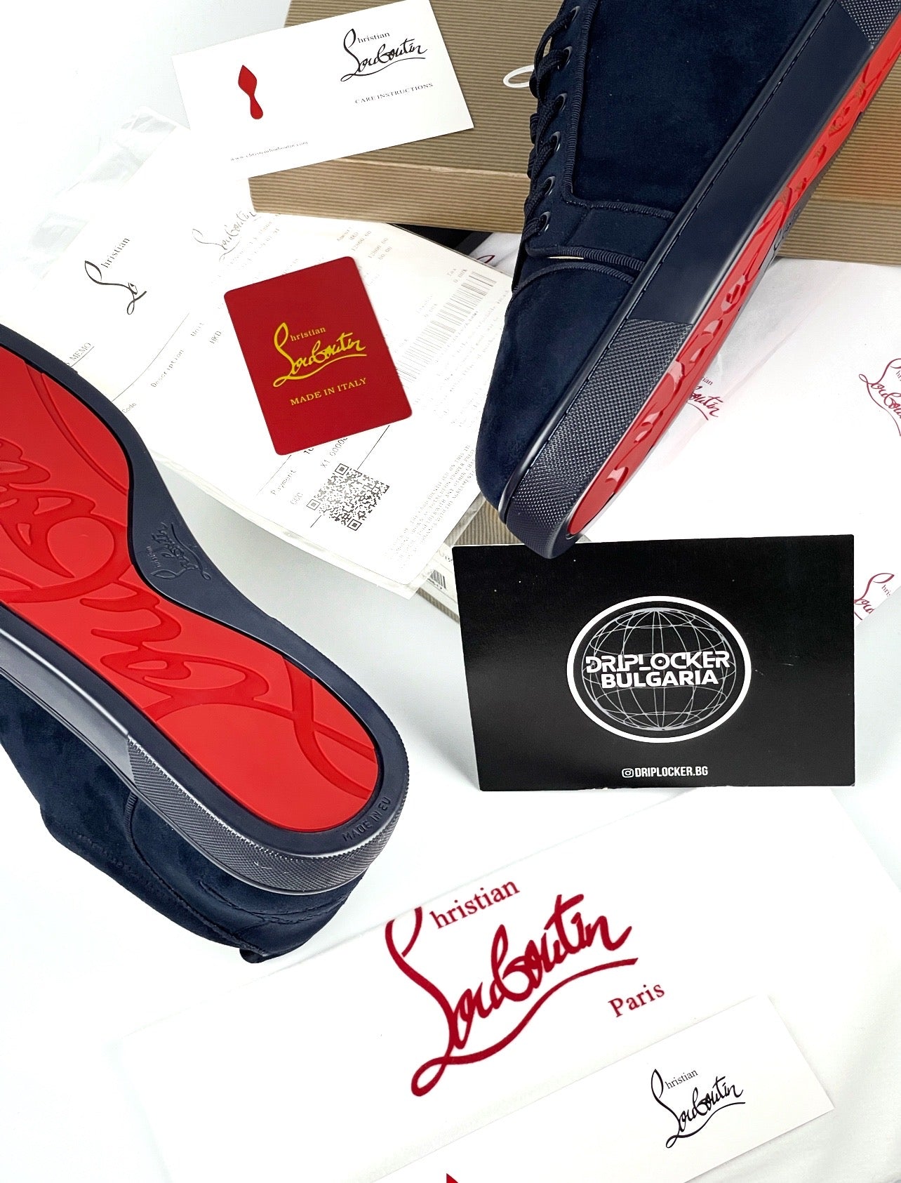 Louboutin Albastru Marin